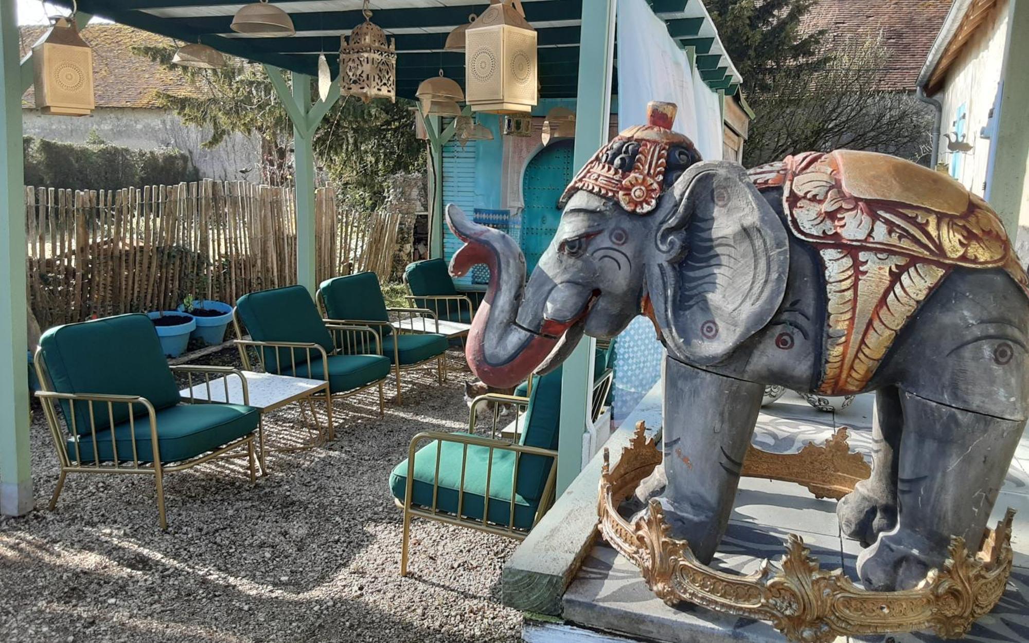 'La Menagerie' Bed & Breakfast Châteauvieux Eksteriør bilde